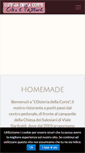 Mobile Screenshot of osteriadellacorte.com